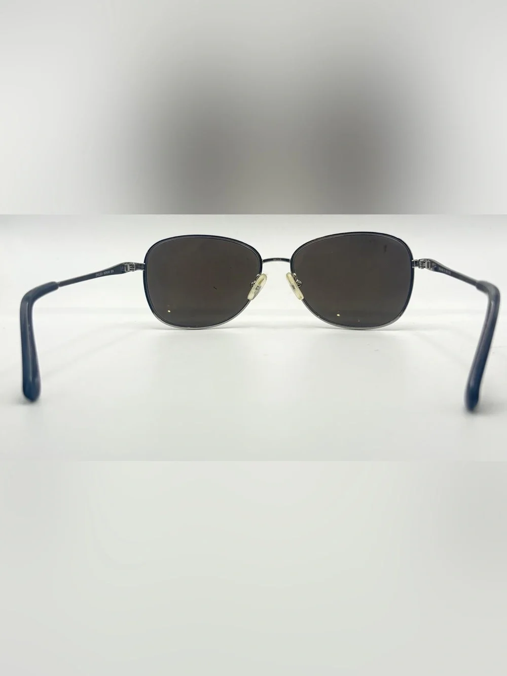 Chelsea Morgan Sun CMS4005 Silver Oval Metal Sunglasses Frames Only
